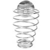 Stainless Steel SpiraL Shaped Hairdryer Support Holder Wall Mounted Hair Dryer Rack