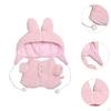 Plush Doll Romper with Hat Bodysuit Dress Up 14.96'' Pink Lightweight Coordination DIY