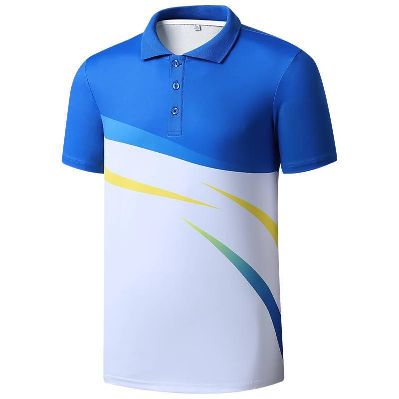 National Flag Parent-Child Martial Arts Coach Uniform T-shirt: Sporty Teamwear for Men and Women with Lapel Design
