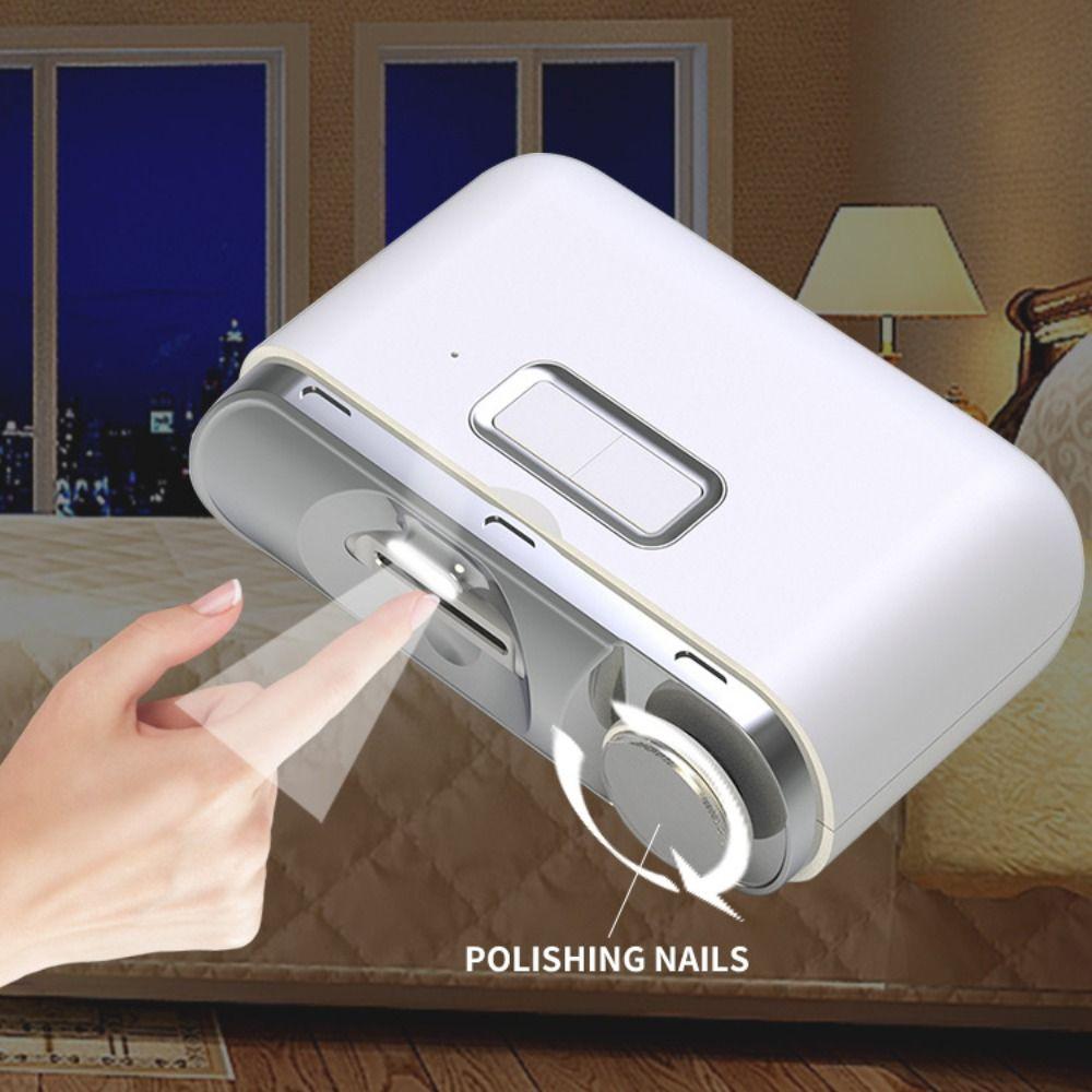 Rechargeable Electric Nail Clippers 2 in 1 Automatic Nails Clipper For Baby Adult