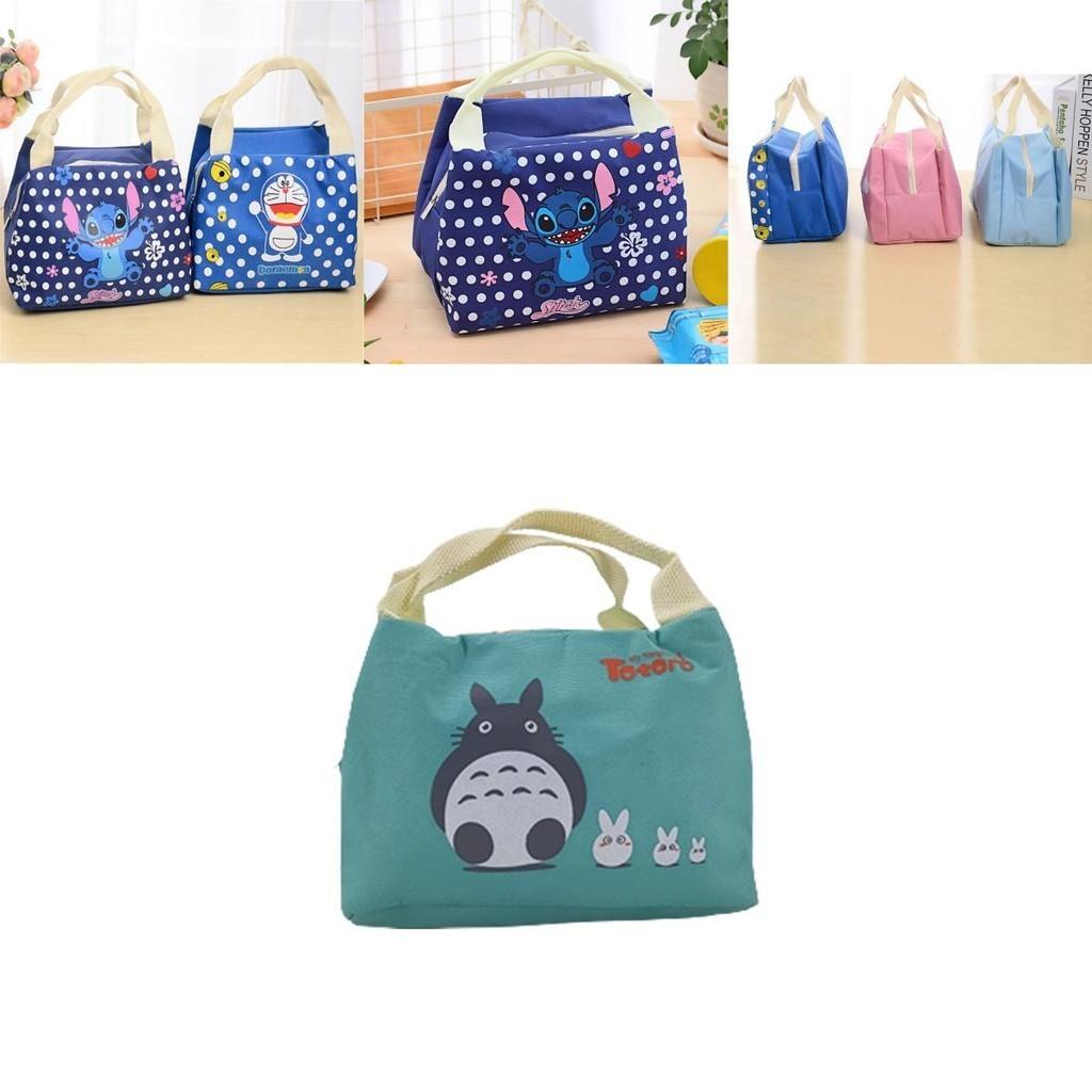 Doraemon Totoro Stitch Waterproof Cute Lunch Bag With Large Capacity