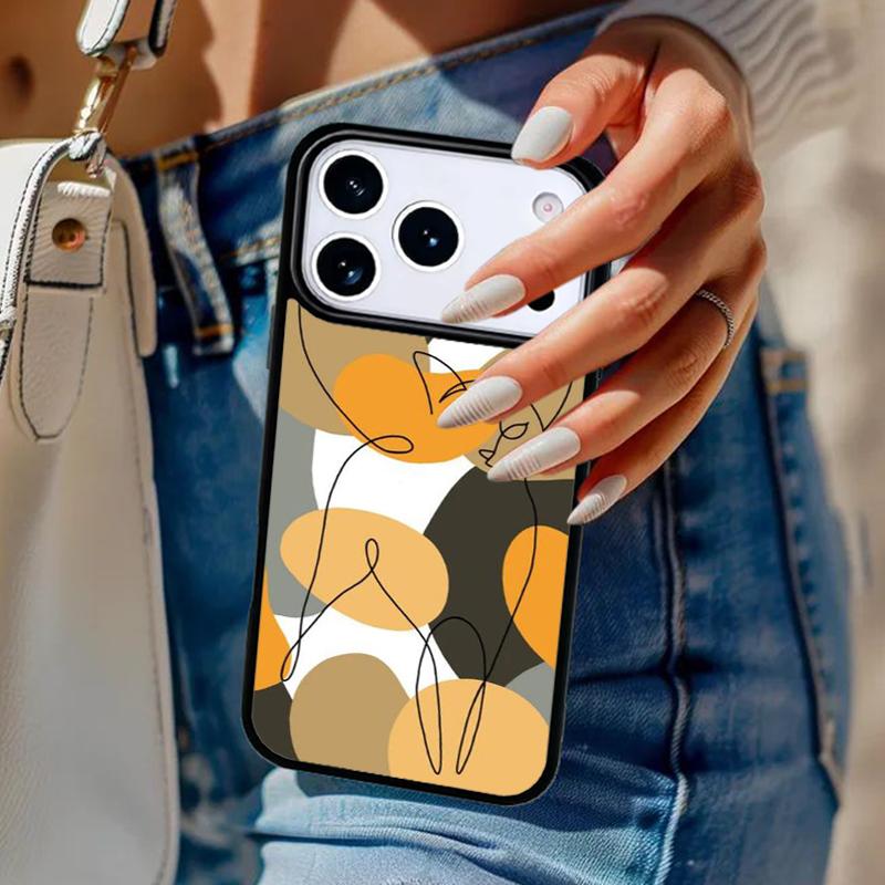 Abstract Cat Mount Japan Landscape Phone Case For iPhone 17 Air 14 15 13 12 Max Cover For Apple 15 16 16e 11 Pro Max Plus Coque