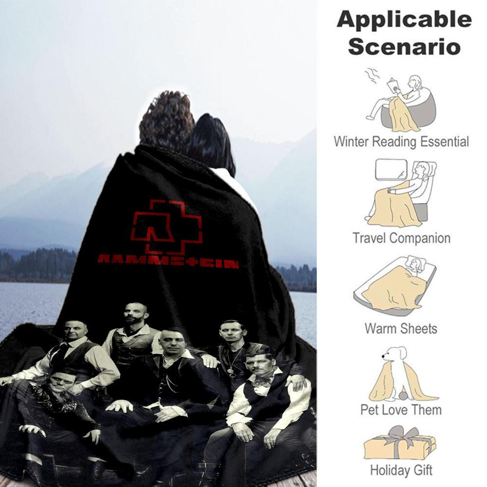 Rammstein Blanket, High quality Comfortable for All Seasons, Home Decor, Warmth and Comfort