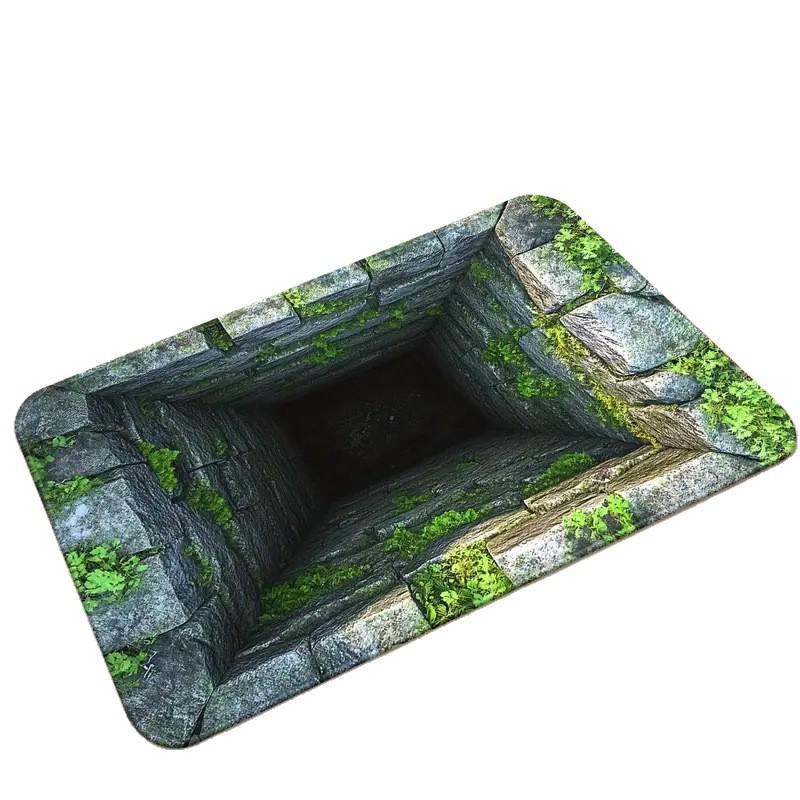 

Килимок для підлоги з 3D-ефектом, нековзний, поглинаючий - Брудовідштовхувальний, Легко чиститься, Придверний килимок для входу та ванної кімнати 40x60cm