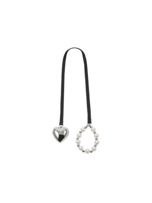 J.ESTINA J.LETTER Heart Strap Charm SI (JEACEA5BF973SI360)