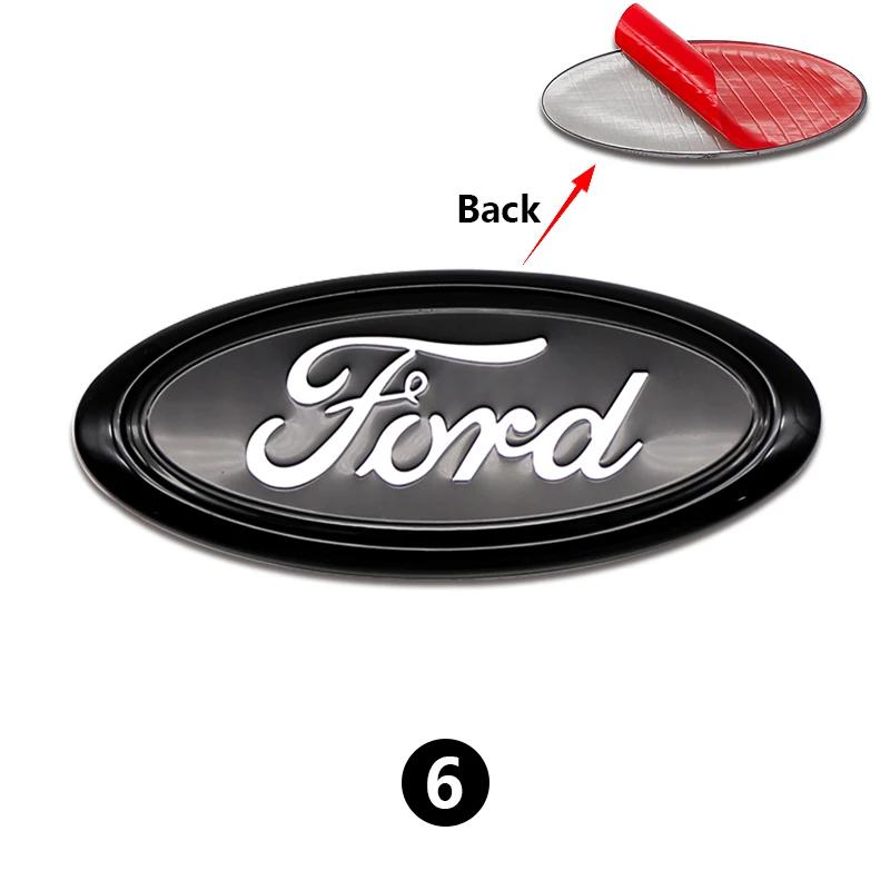 17.5x7.2cm Emblem Car Front Cover Grille Badge for Ford Kuga Focus Ranger Mustang Mondeo Fiesta Explorer Transit Accessories