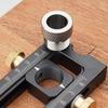 SOYAN Drill Guide, Dowel Hole Jig, Woodworking Tool, Multifunctional, Screw Hole Drilling Guide for Vertical and Horizontal Boards (2-in-1)