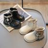 Girls' Velvet Cotton Boots Autumn and Winter Children's Warm Short Boots Girls Boots