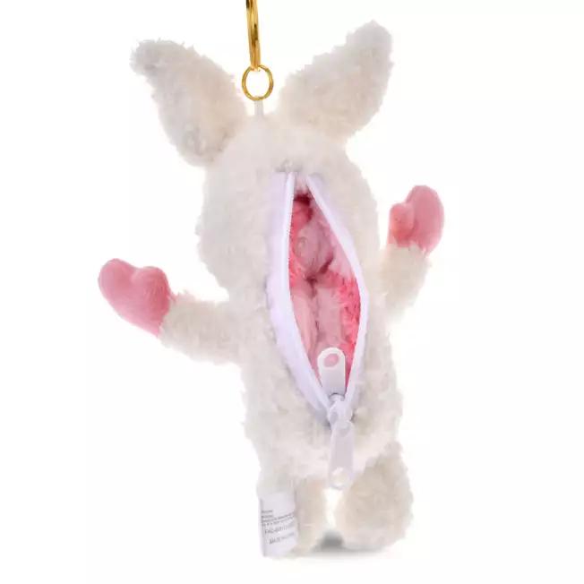 Disney Piglet Reversible Plush Keychain ( WHITE POOH ) Japan NEW Disney Store