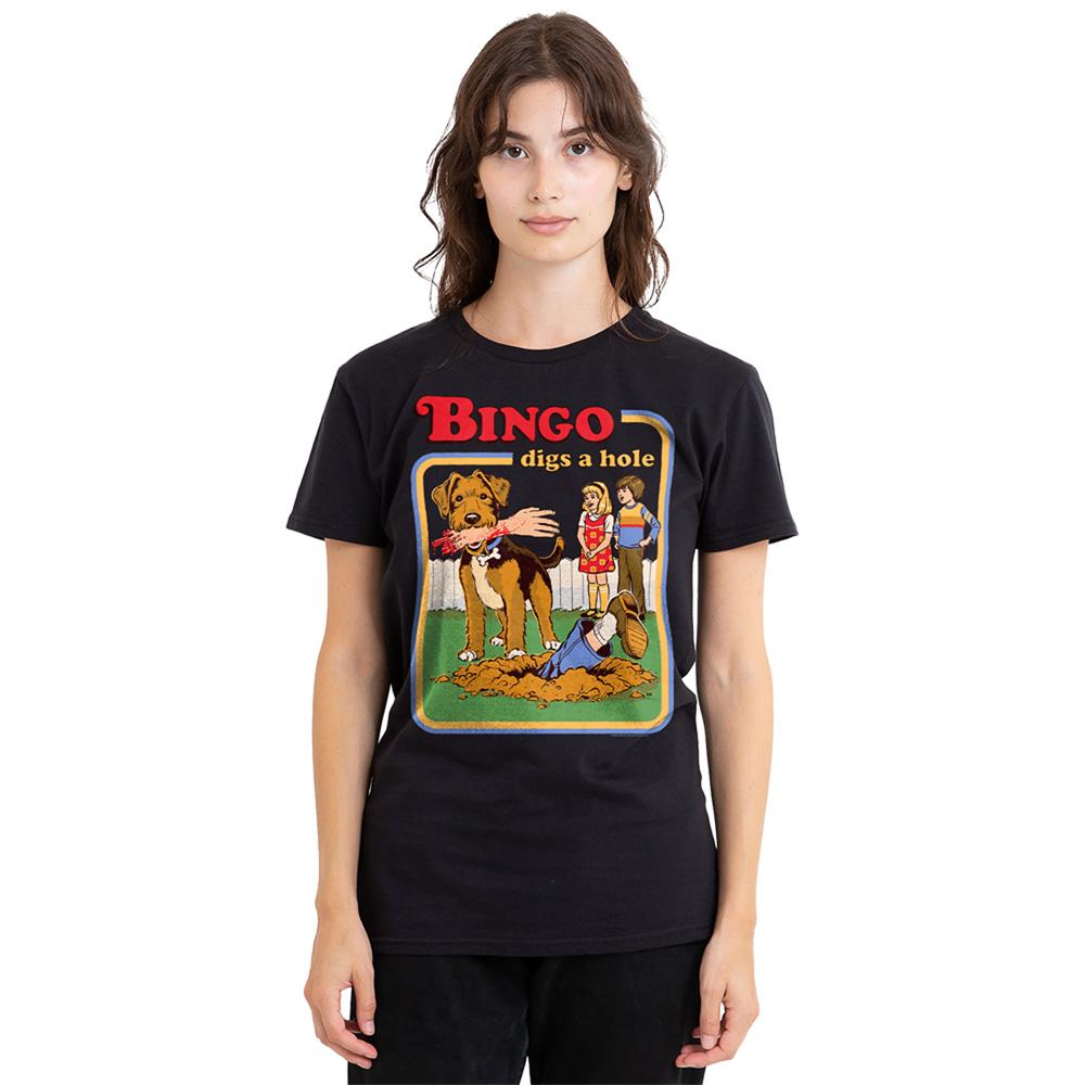 Steven Rhodes Unisex Adult Bingo Digs A Hole T-Shirt
