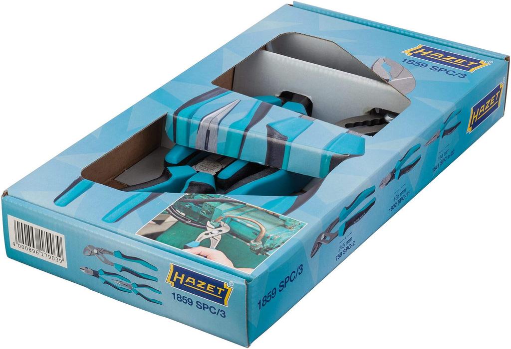 HAZET Pliers Set Needle Import from (Universal Pliers, Nippers, Pliers) [Official Japan] 1859SPC/3