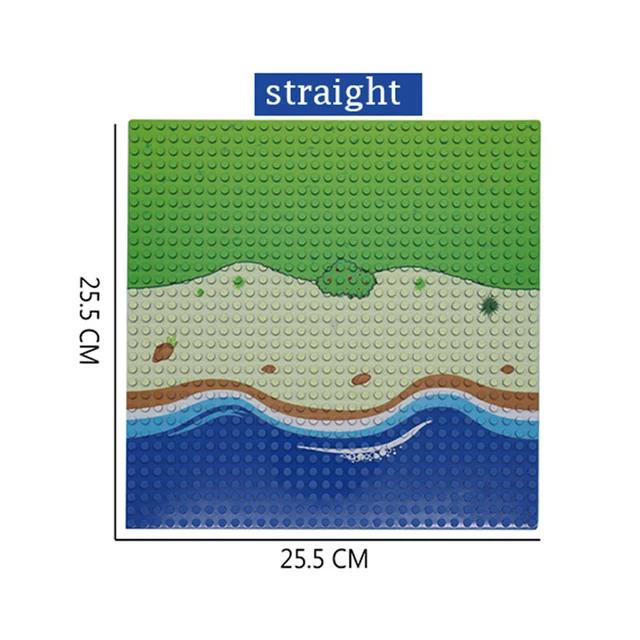 Non-Toxic Classic Baseplate 50X50 32X32 16X32 16X16 Dots Building Blocks Bricks Base Plates Diy Plastic Board Block Construction Brick Toy