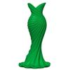 3D-gedruckte kreative Kleiderdesign-Vase Minimalistischer dekorativer Blumentopf für Eingangsbereich Regal Heimgeschenk für Frauen
