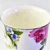 Creative European British Style Fine Bone China Royal Roses  Plated  Gold Tall Coffee Mug  Ceramic Tea cup