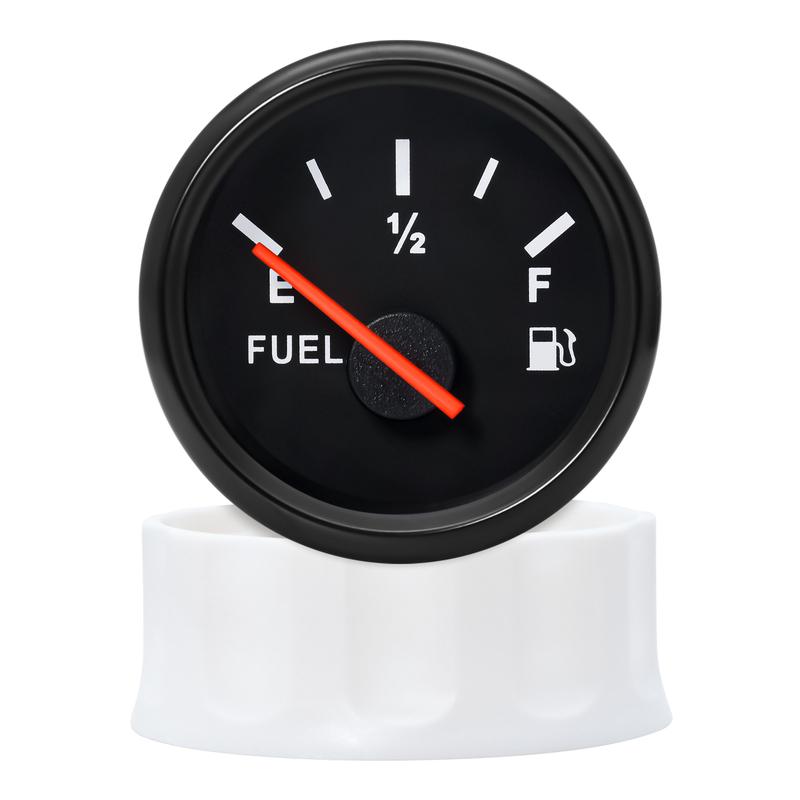 100-500mm Stainless Steel Marine Fuel Level Gauge Sensor For Boat Car Fuel Level Gauge Meter 0-190ohm with Red Backlight 9-32V