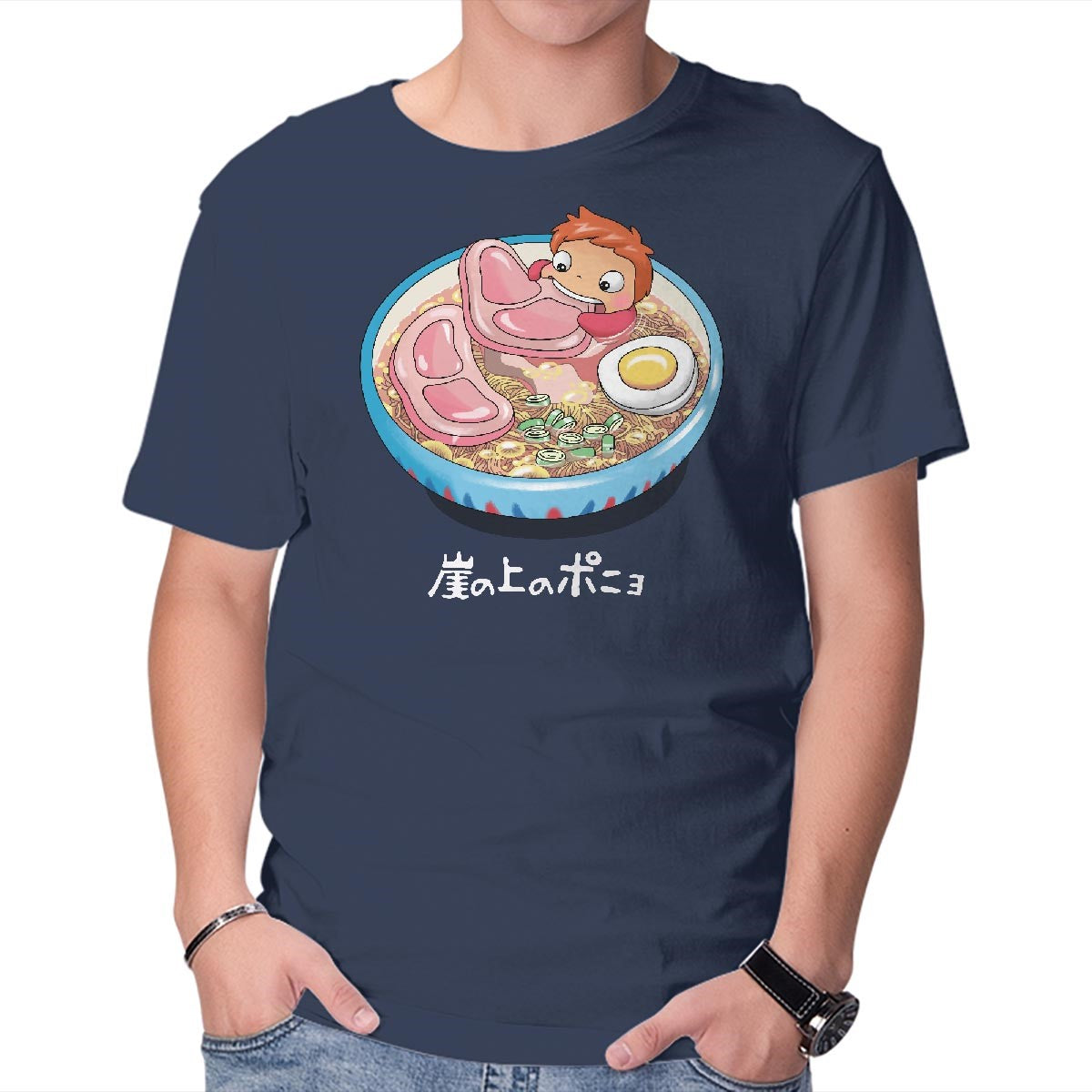 Unisex Crew Neck T-Shirt Noodle Swim Graphic Short Sleeve Casual Tee XXXXL