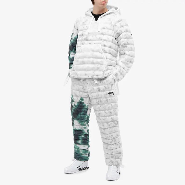 Nike X Stussy Insulated Pullover Jacket White/Gorge Green Men Outerwear DC1084-101