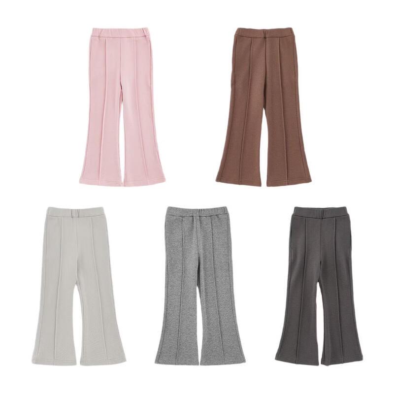 Youyou Girls' High-Waist Modal Flared Pants