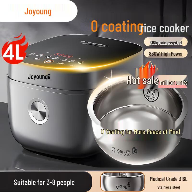 Joyoung 4L 316L Stainless Steel Smart Rice Cooker