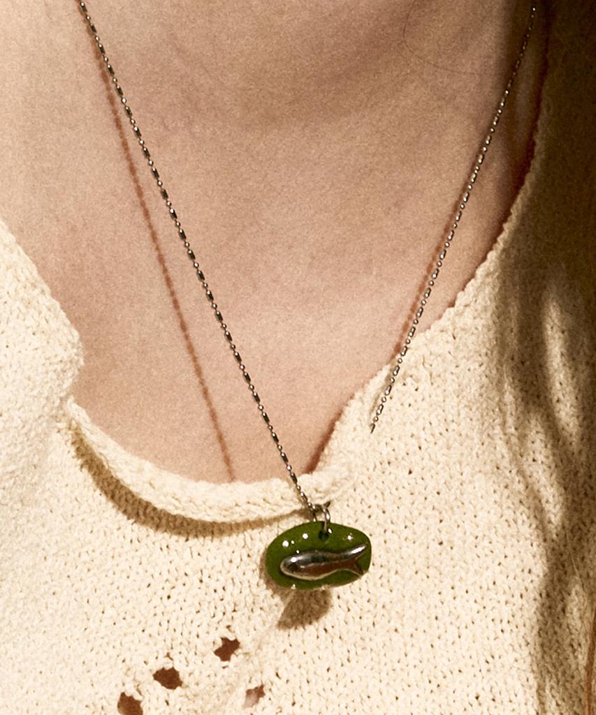 Nff Minnow Necklace-Green
