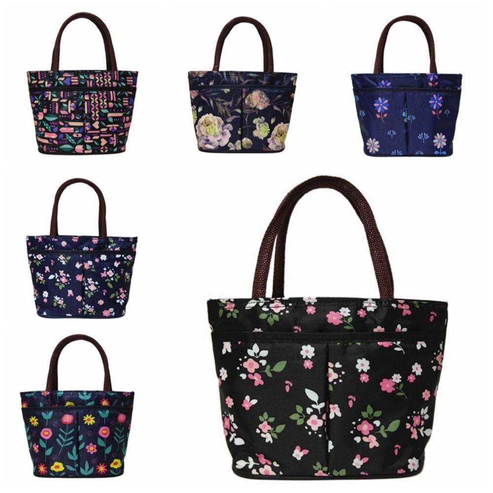 Blumen Rosen Tragetasche Schultertasche Eimer Umhängetasche Mode Blumen Handtasche Reise