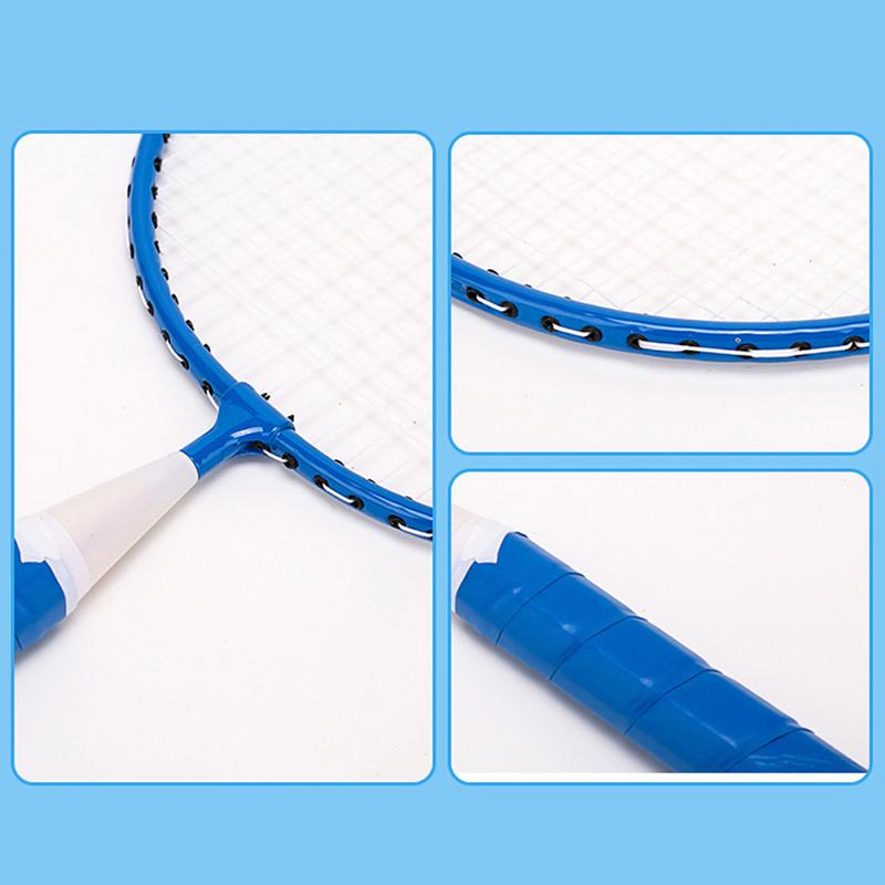1 Pair Children Badminton Rackets Ball Set Sports Game Toy Kids Indoor Outdoor