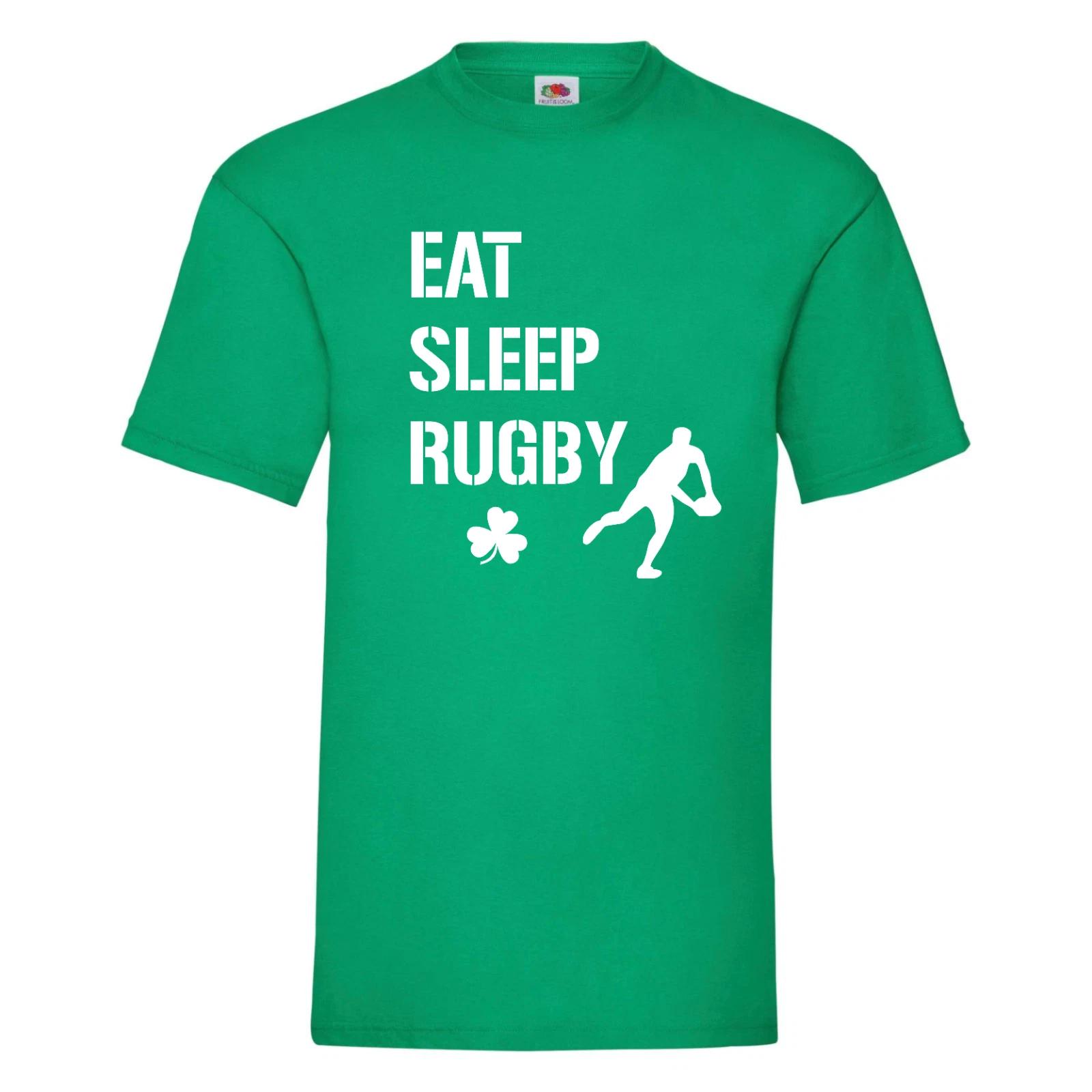 Kids Ireland, Eat Sleep Rugby T-Shirt, Irish, rugby fan tShirt, world cup L