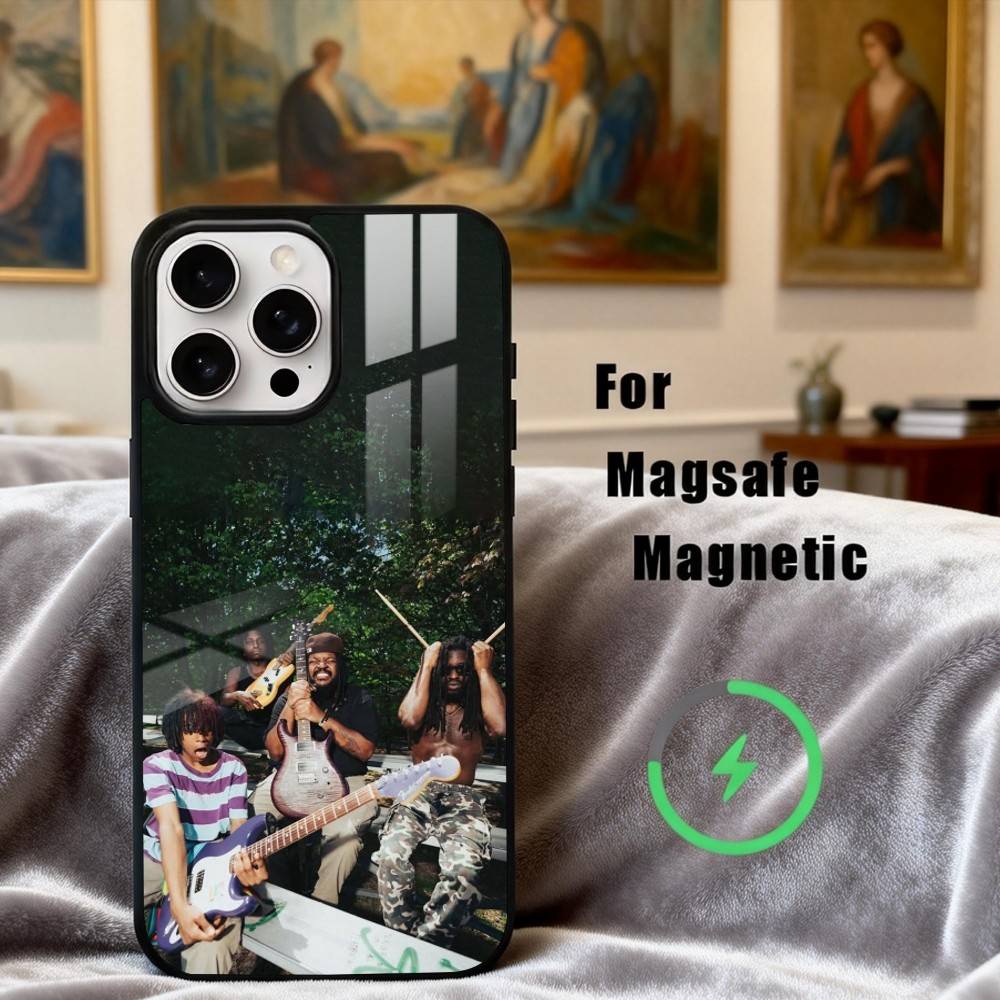 Punk T-The P-Paradox Band Phone Case For iPhone17,16,15,14,13,12,11 Plus,Pro Max Magnetic For Magsafe Wireless Charging