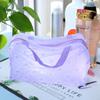 Pvc Transparent Cosmetic Bag Clear Makeup Bag For Women Girl Waterproof Zipper