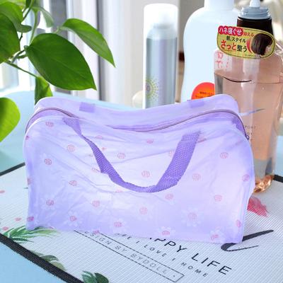 Διαφανής τσάντα καλλυντικών Pvc Clear Makeup Bag For Women Girl Αδιάβροχο φερμουάρ