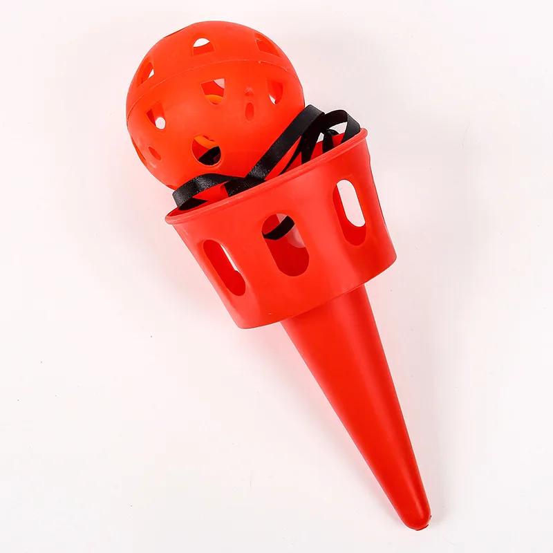 Ballempfangssensor Trainer Werfen Fangen Spielset Outdoor Spielzeug Fangset Kinder Hand-Auge-Koordination Training