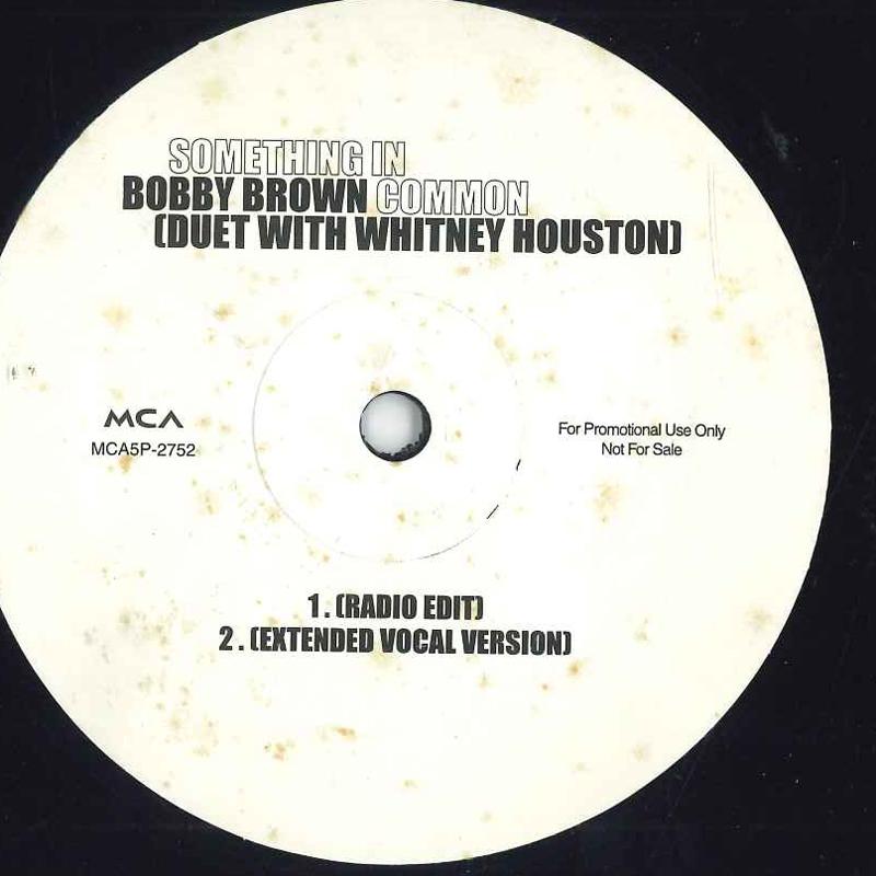 

12inch Record BOBBY BROWN DUET, WHITNEY HOUSTON - Something In Common MCA5P2752 MCA Records Japan Rap & Hip-Hop/R&B Used