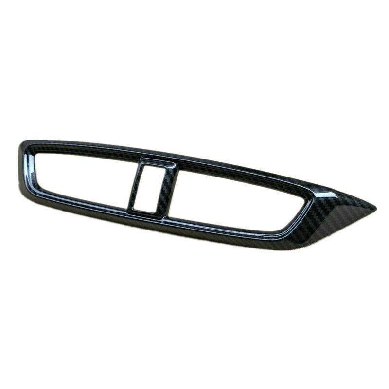 For Honda CR-V CRV 2017- Carbon Fiber Center Air Vent Outlet Cover Trim