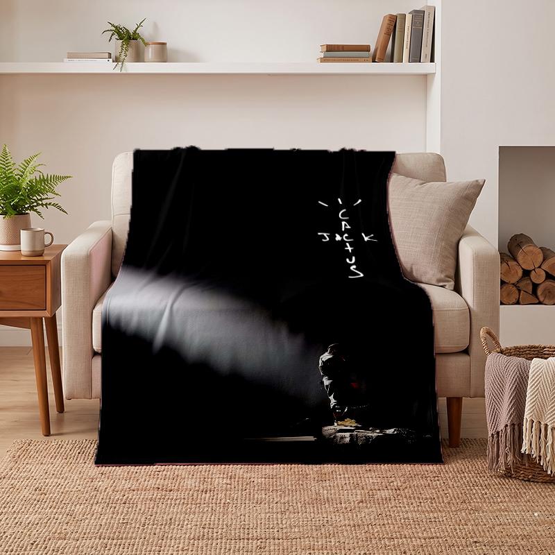 Travis scott Soft Warm Flannel Blankets Comfortable Blanket for Home Decoration Gifting