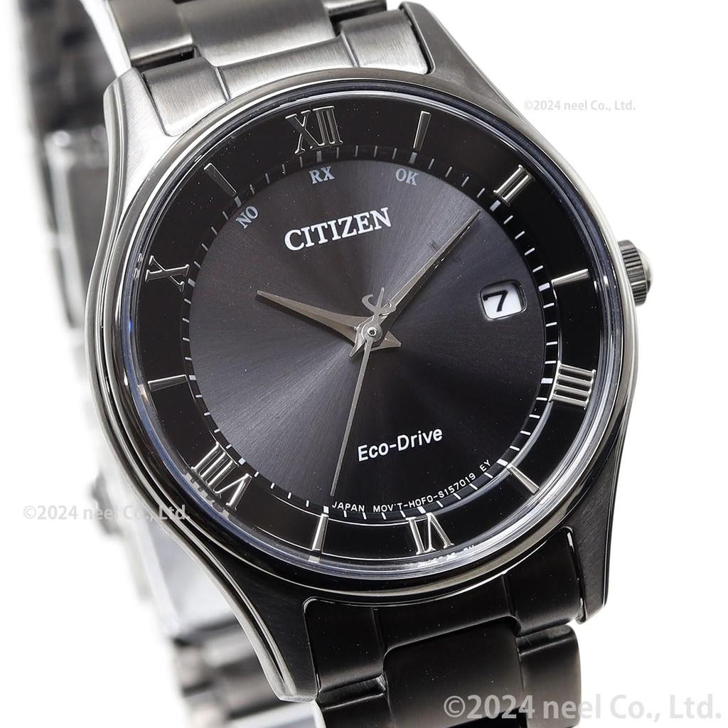 Citizen Collection Night Color Edition Black ES0004-51E Women's Watch, Light-Powered Eco-Drive Radio-Controlled, Waterproof,