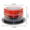 Solar-Powered Warning Flash Beacon Light Magnetic Strobe Light Flashing Emergency Light For Vehicles Waterproof Roadblock Lights