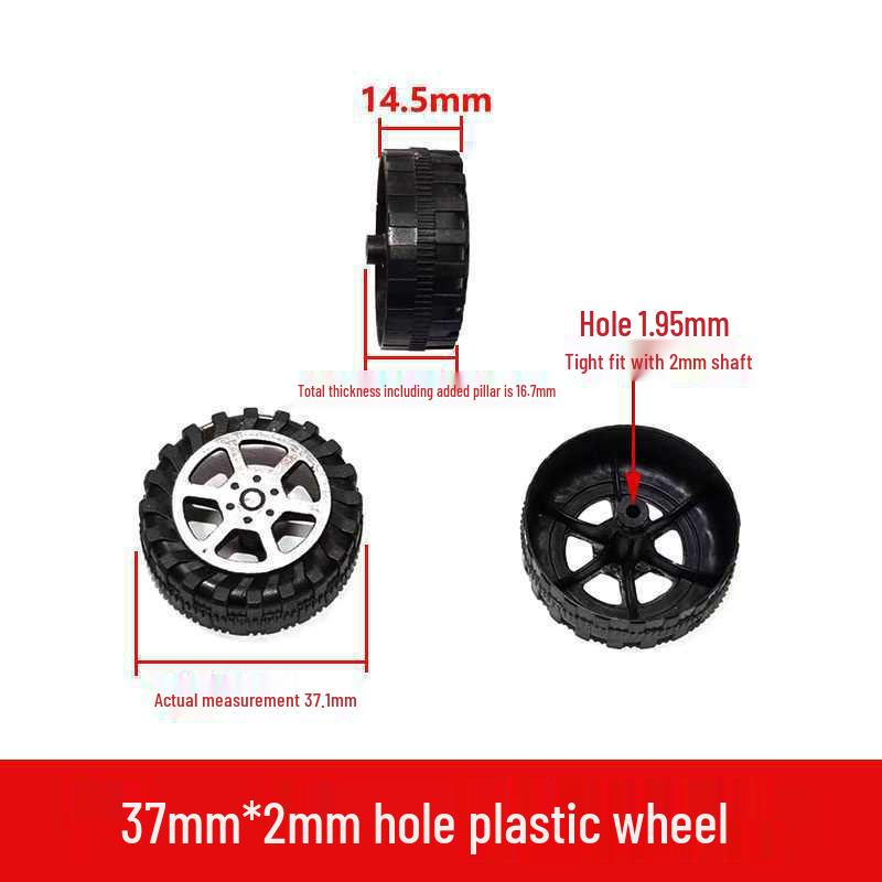 DIY Plastic Toy Wheels - Available in Sizes 22/26/30/32/34/37/42