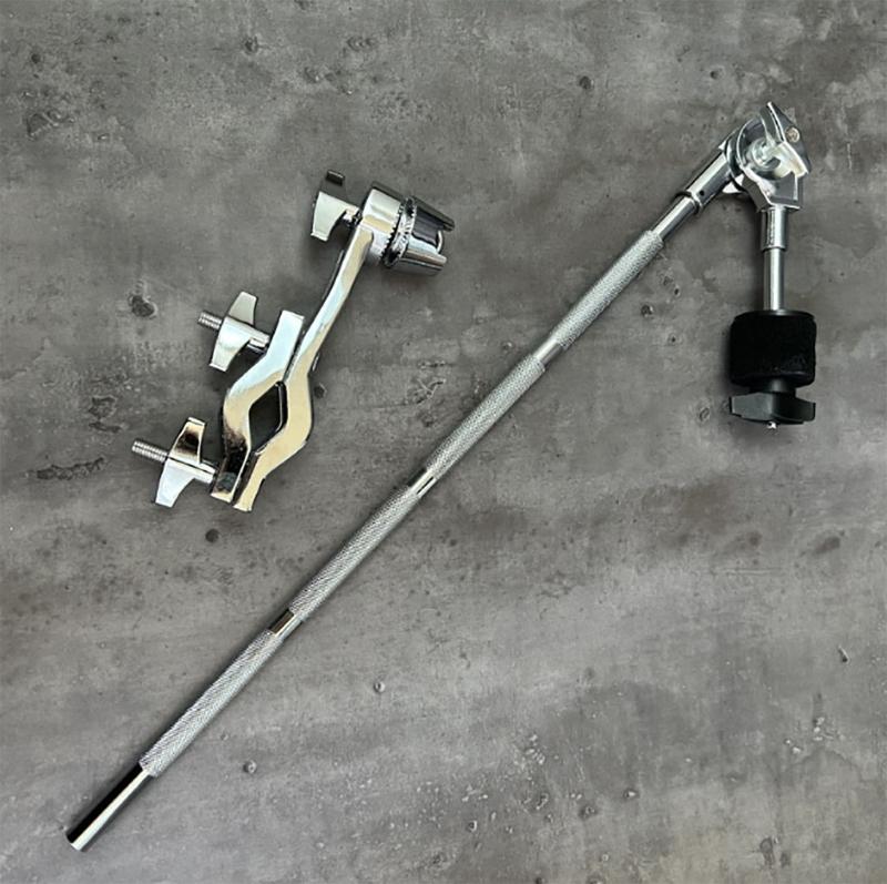 Drum Extension Clamp Metal Drum Clamp Holder Stand Drum Clamp Extension Clip Cymbal Drum Arm Stand Holder with Felt Pad