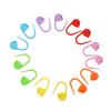 100PCS/200PCS Small Yarn Marker Color Marker Small Pin Fail-Proof Fastener Plastic Locator Buckle Colorful Paper Clip