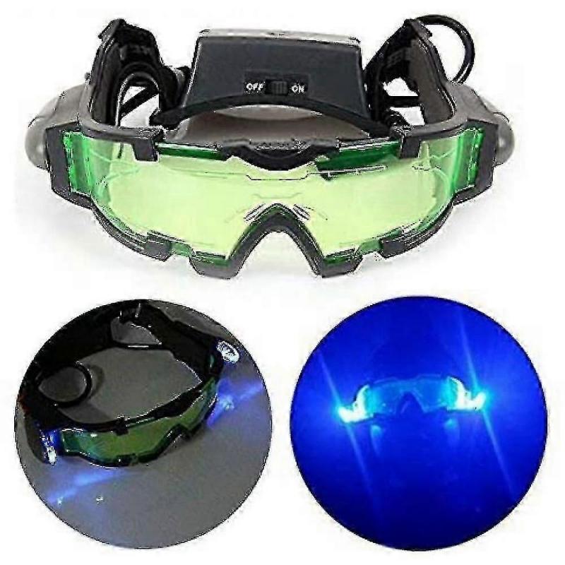 Night Vision Goggles With Flip-out Led Light