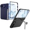 Dla iPhone'a Etui Duo Magnetyczne Pełna Osłona typu Skin z Bocznym Stojakiem Odporna na Wstrząsy Ochronna Obudowa