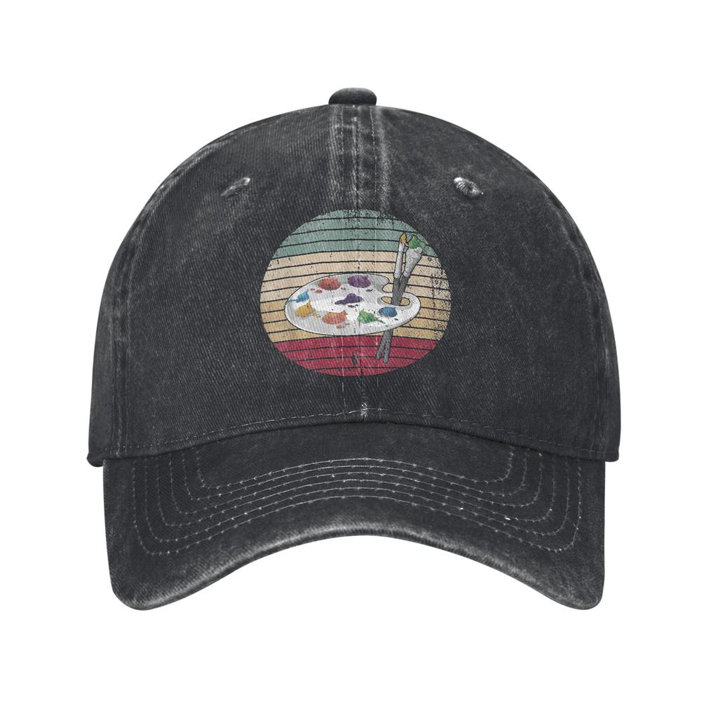 Artist Art Teacher Retro Paint Palette Casual Baseball Cap For Couple Women Summer Outdoor Sport Hip Hop Hats Baseball Caps