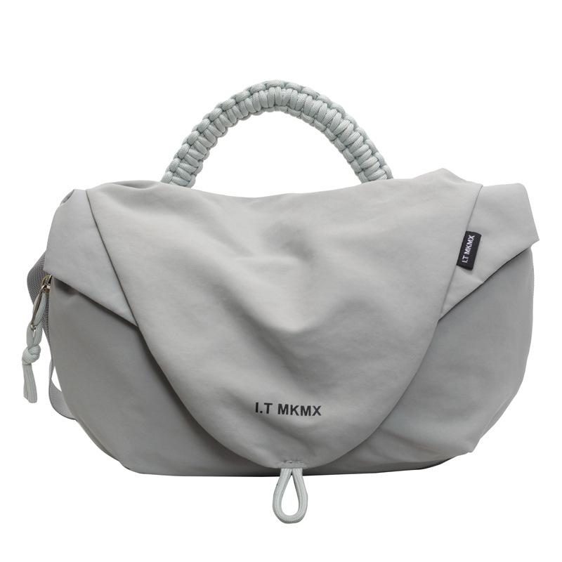 Niche Leisure Sports Messenger Bag Women's Light Handbag New Fitness Cycling Fanny Pack Nylon Dumpling Bag