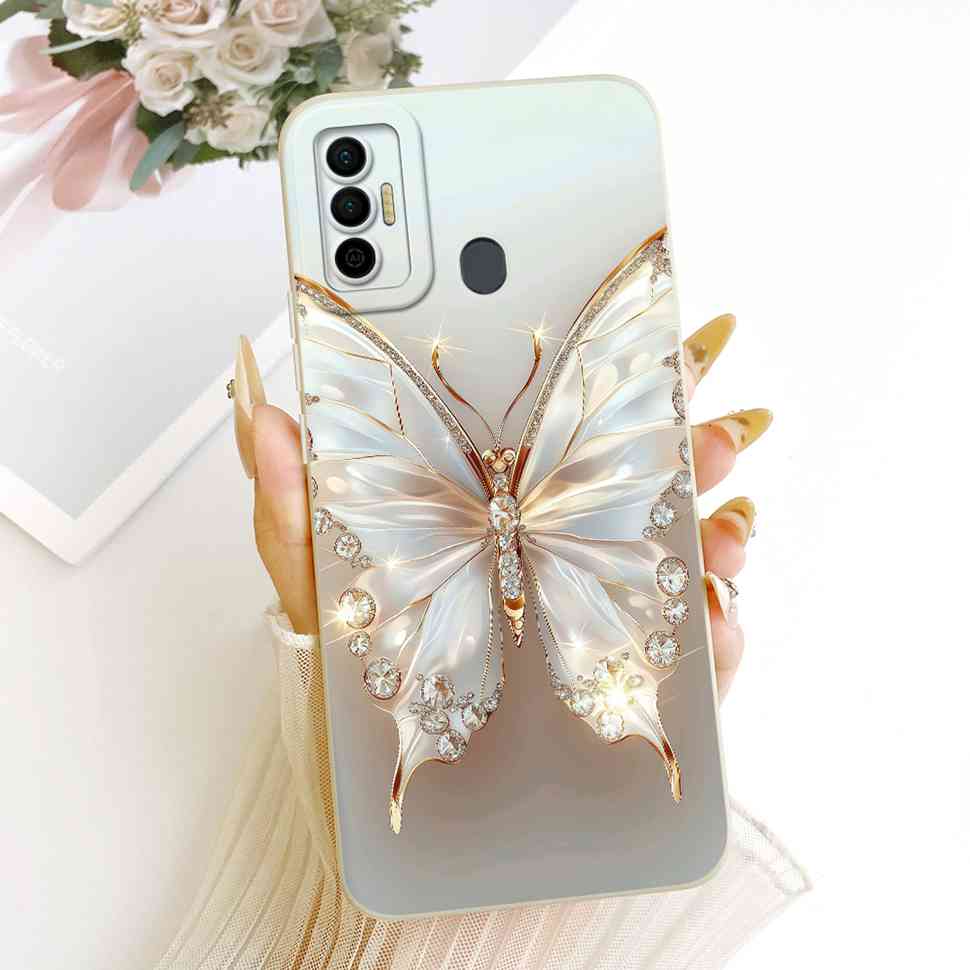 For Tecno Spark 7 Fashion Dragon Shockproof Protector Protective Phone Casing Spark7 7P 7Pro KF6 KF7j Soft Silicone Case Cover