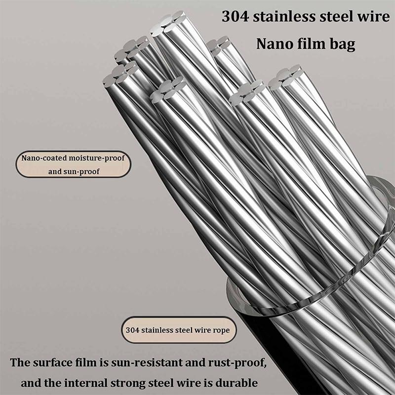 Varal Retrátil Sem Furos El Pendurado na Parede Rack para Secar Roupa Arame de Aço Interno Organizador Invisível Cabide de Lavanderia