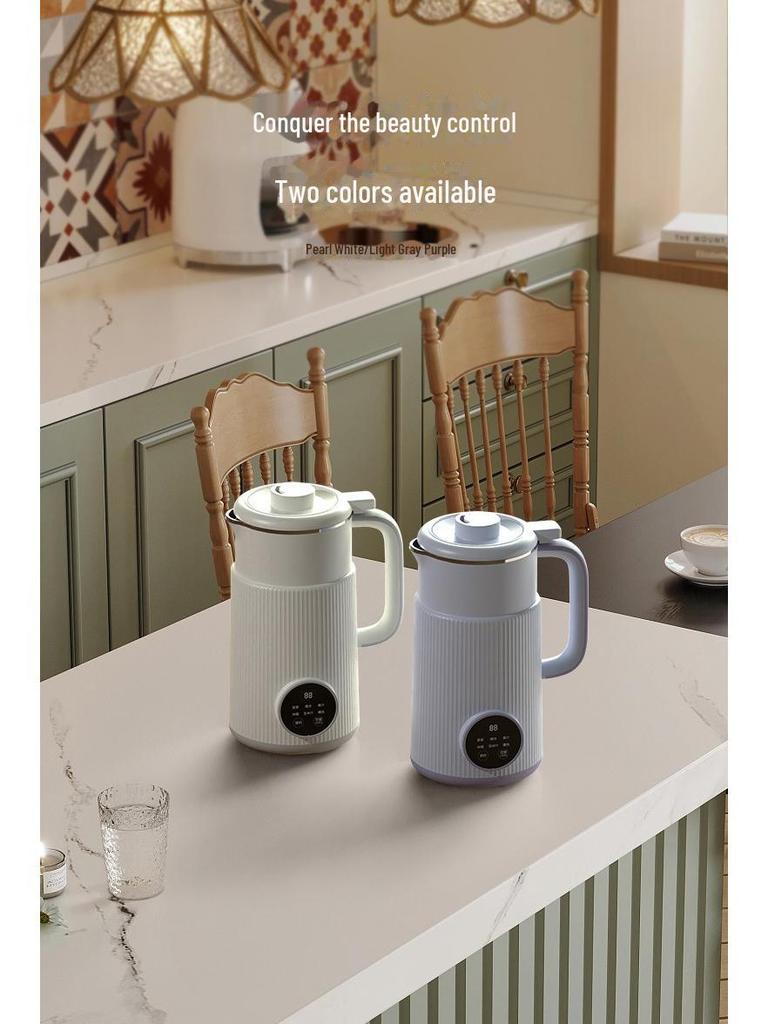 OSTMARS Mini produttore di latte di soia: Macchina Multifunzione ad Alta Velocità Senza Filtro e Senza Cottura