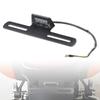 Aluminum Motorcycle License Number Plates Holder Frame with LED Light Tail Lamp LED Light Bracket