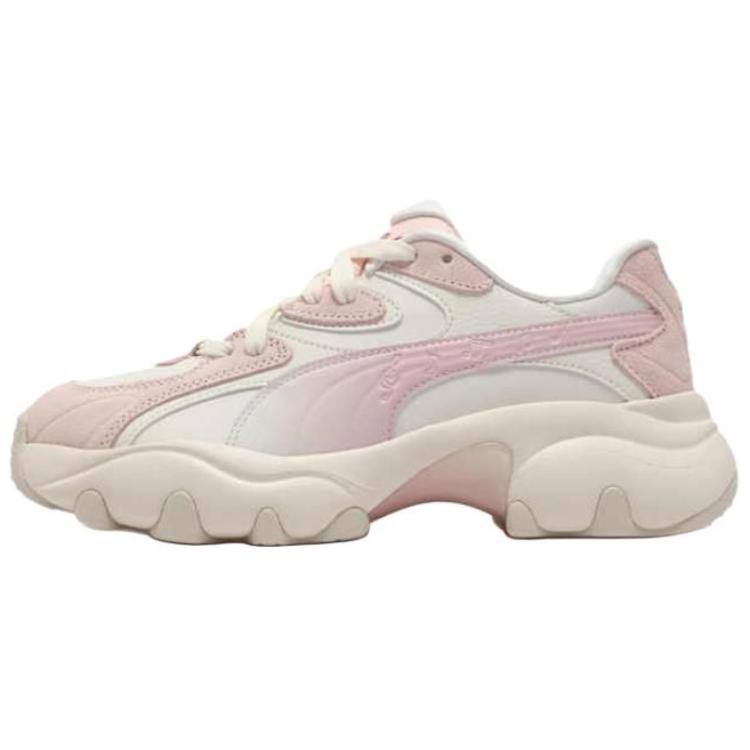 Puma Pulsar Lite Comfortable Soft Durable Low-Top Casual Shoes Women Sneaker White Pink 401860-01