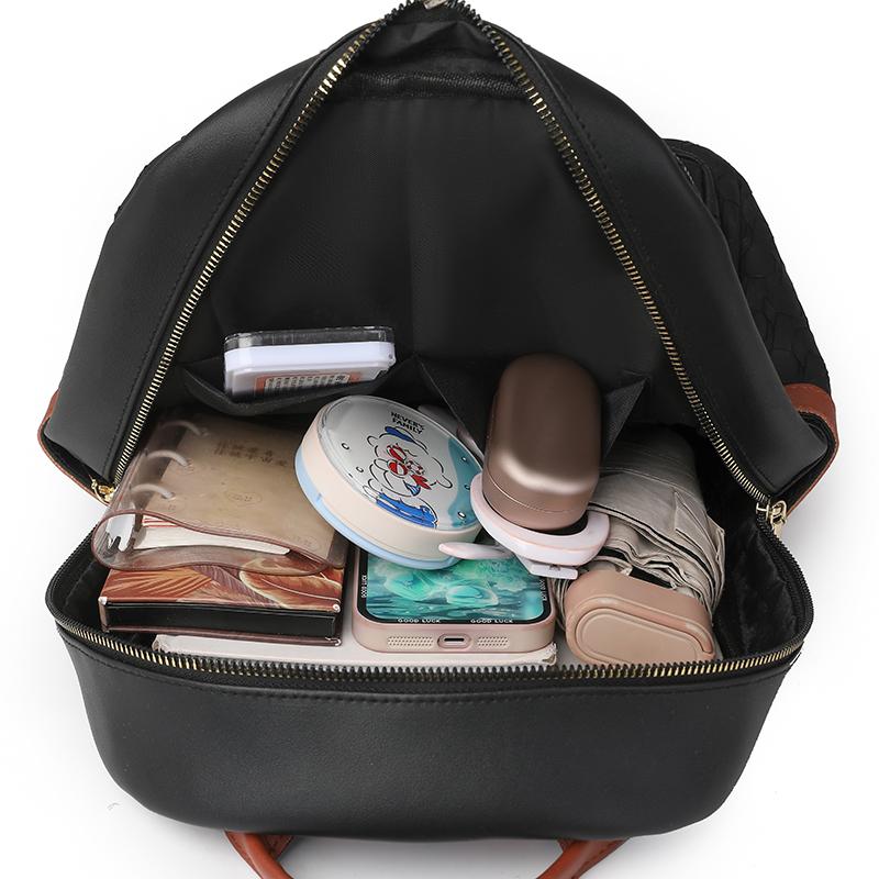 Vintage Backpack Large Capacity Multi-Function Shoulder Bag Women's Soft Leather Backpack