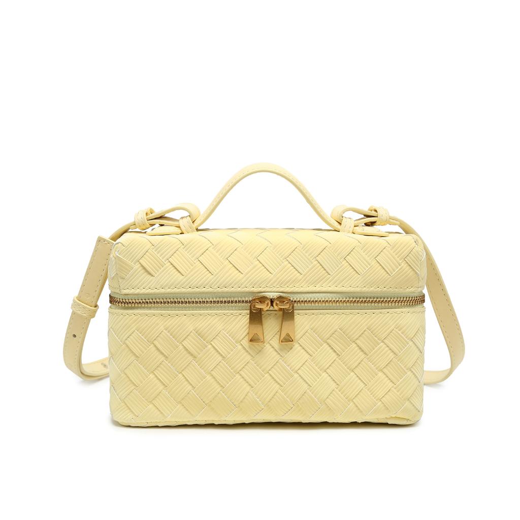 2026 New Fashionable Hand Woven Lunch Box Bag